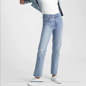 Gap High Rise Straight Jean